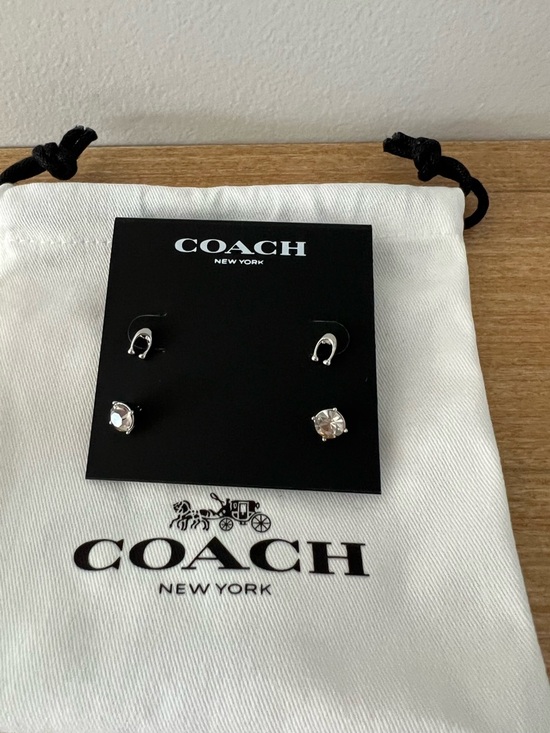 Coach Jewelry - COACH C Stud Earring Duo Set